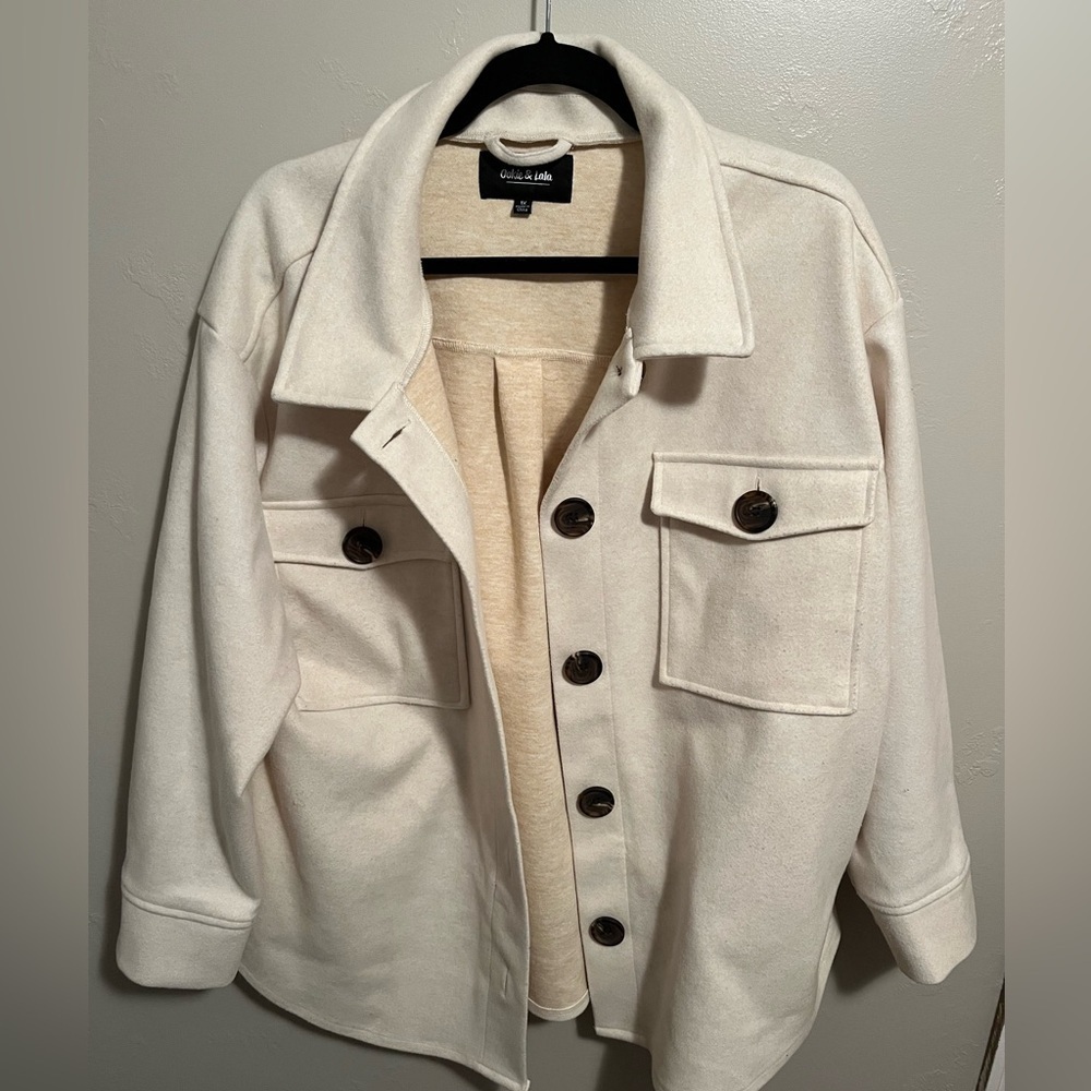Ookie & Lala Unlined Vegan Cashmere Shacket - Picture 5 of 14